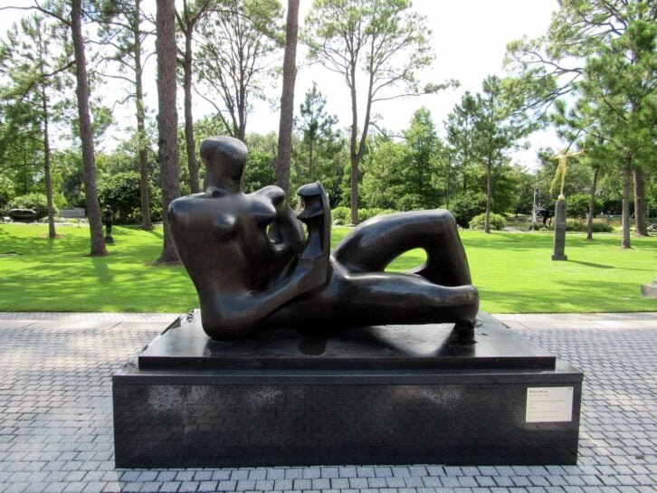 Reclining Mother and Child sculpture by Henry Moore
