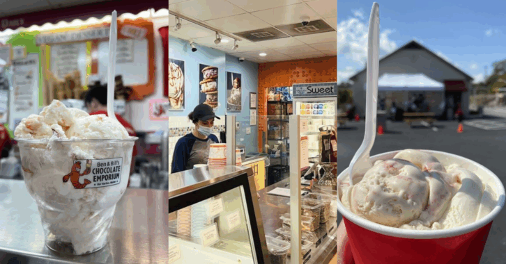 3 Images of Weird Ice Flavors From Ice Cream Shops