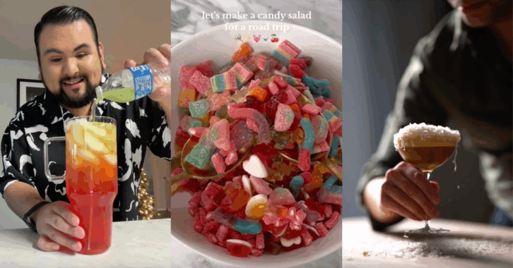 3 Images of Weird TikTok Food Trends