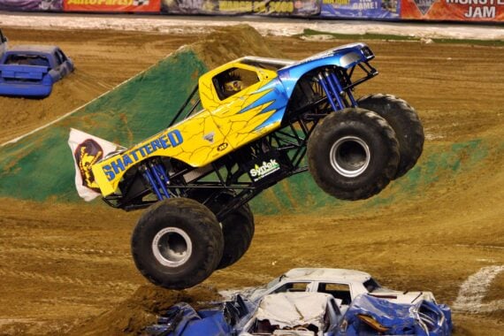 shattered monster truck