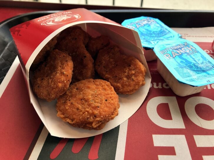Wendy's Spicy Nuggets with Ranch