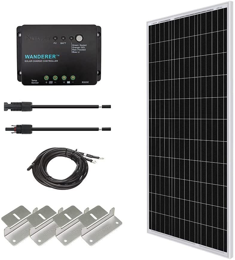 Renogy 100 Watts 12 Volts Monocrystalline Solar Starter Kit