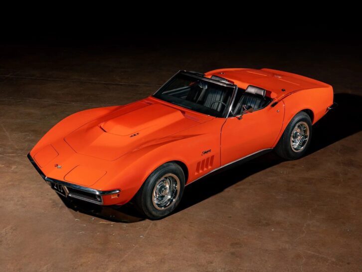 orange 1969 Chevy Corvette Stingray ZL-1