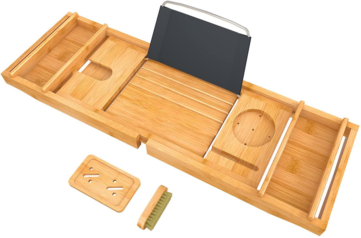 Bamboo Bath Caddy Tray