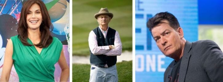 Photos of Terri Hatcher, Bill Murray, Charlie Sheen