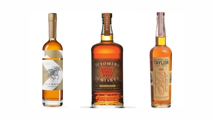 Collection of American whiskey over $100
