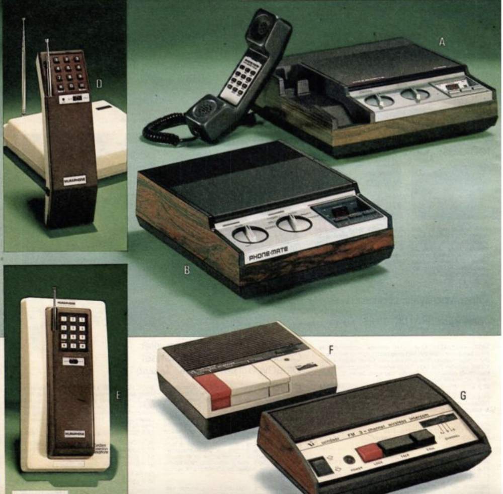 Antique Answering Machine Ad