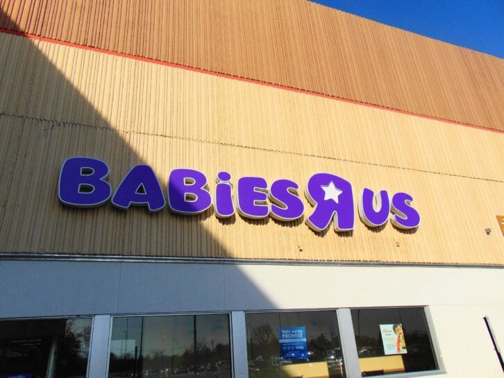 The Babies "R" Us inside the Holyoke Mall in Holyoke, Massachusetts.