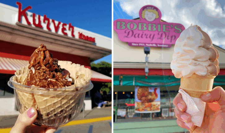 Best Soft Serve diptych