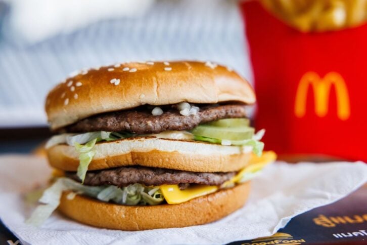 A McDonald's Big Mac meal on June 08, 2024 in Bangkok, Thailand.