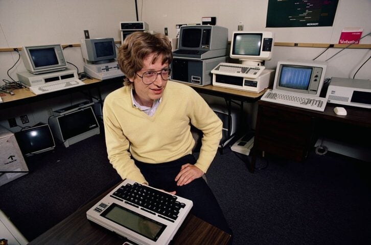 Microsoft Co-Founder Bill Gates in 1983