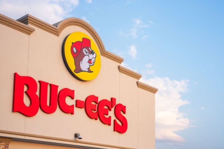 An entrance to the Buc-ee's convenience store on June 12, 2024 in Luling, Texas.