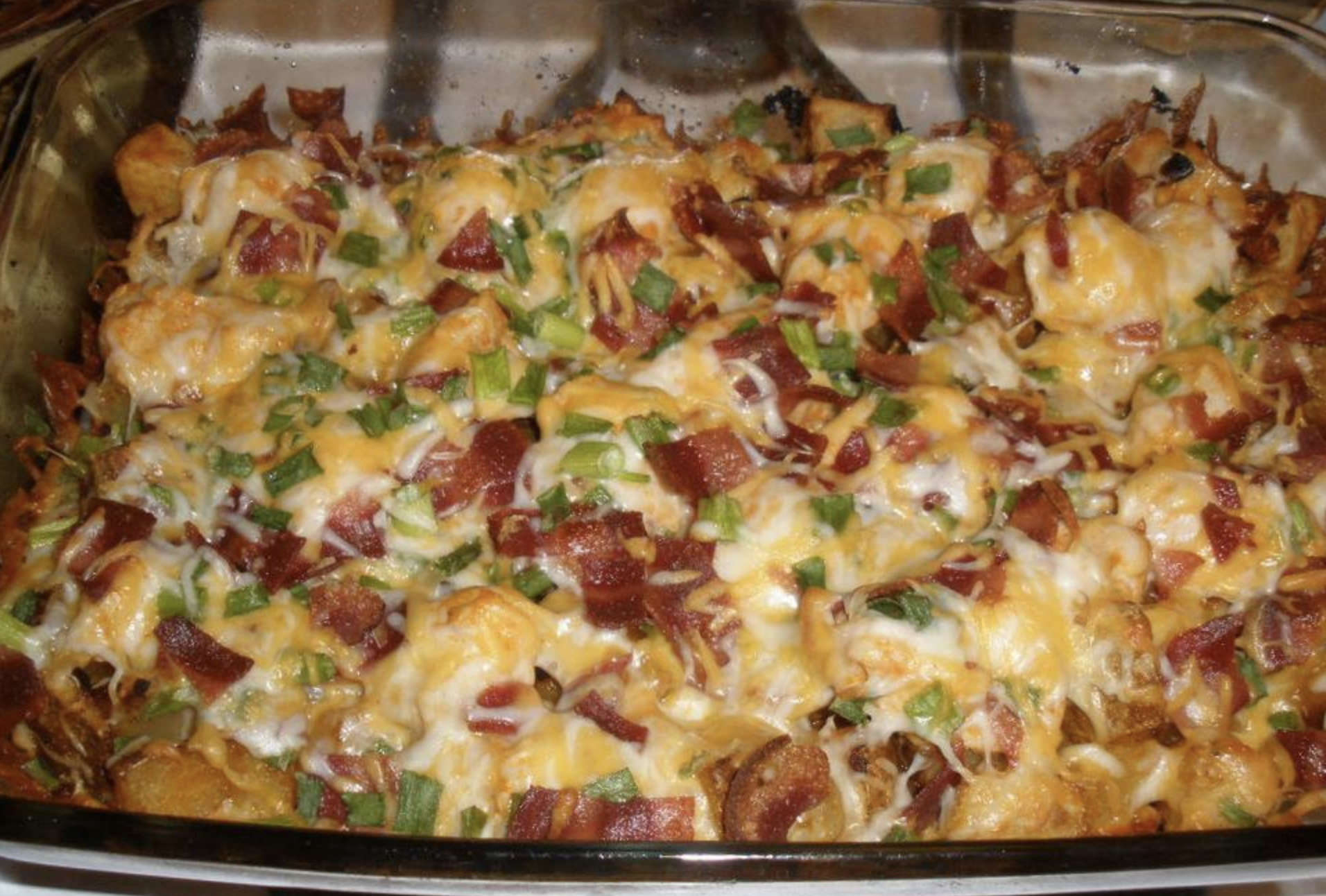 Buffalo Chicken and Potato Casserole