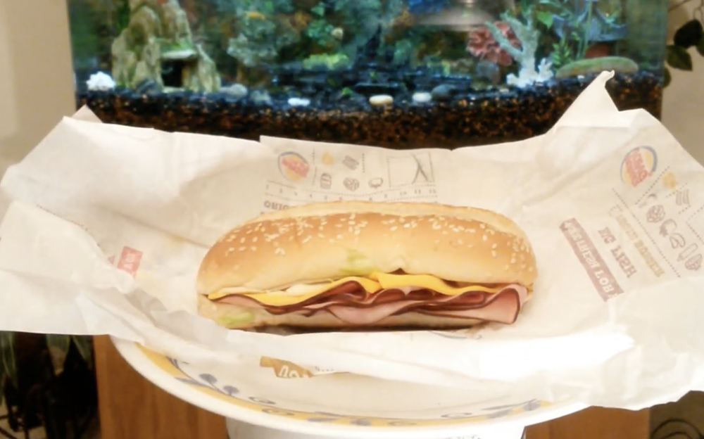 Burger King Ham Cheese Width 1000