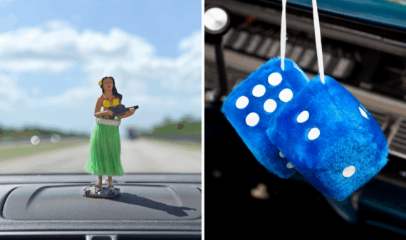 Car Dash Decor diptych