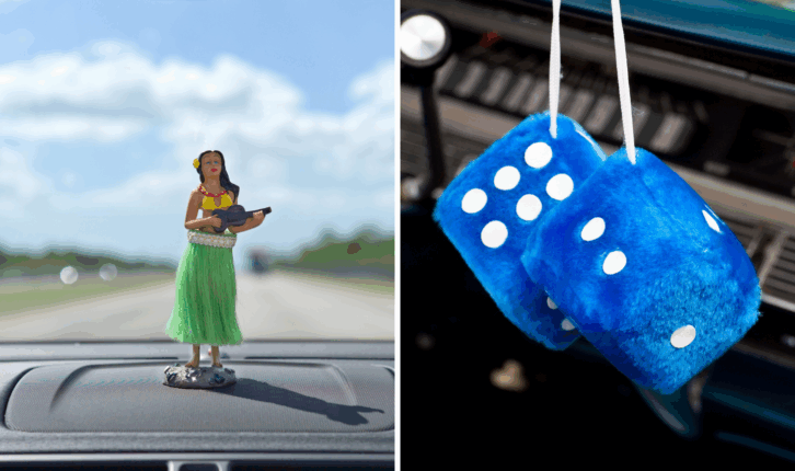 Car Dash Decor diptych