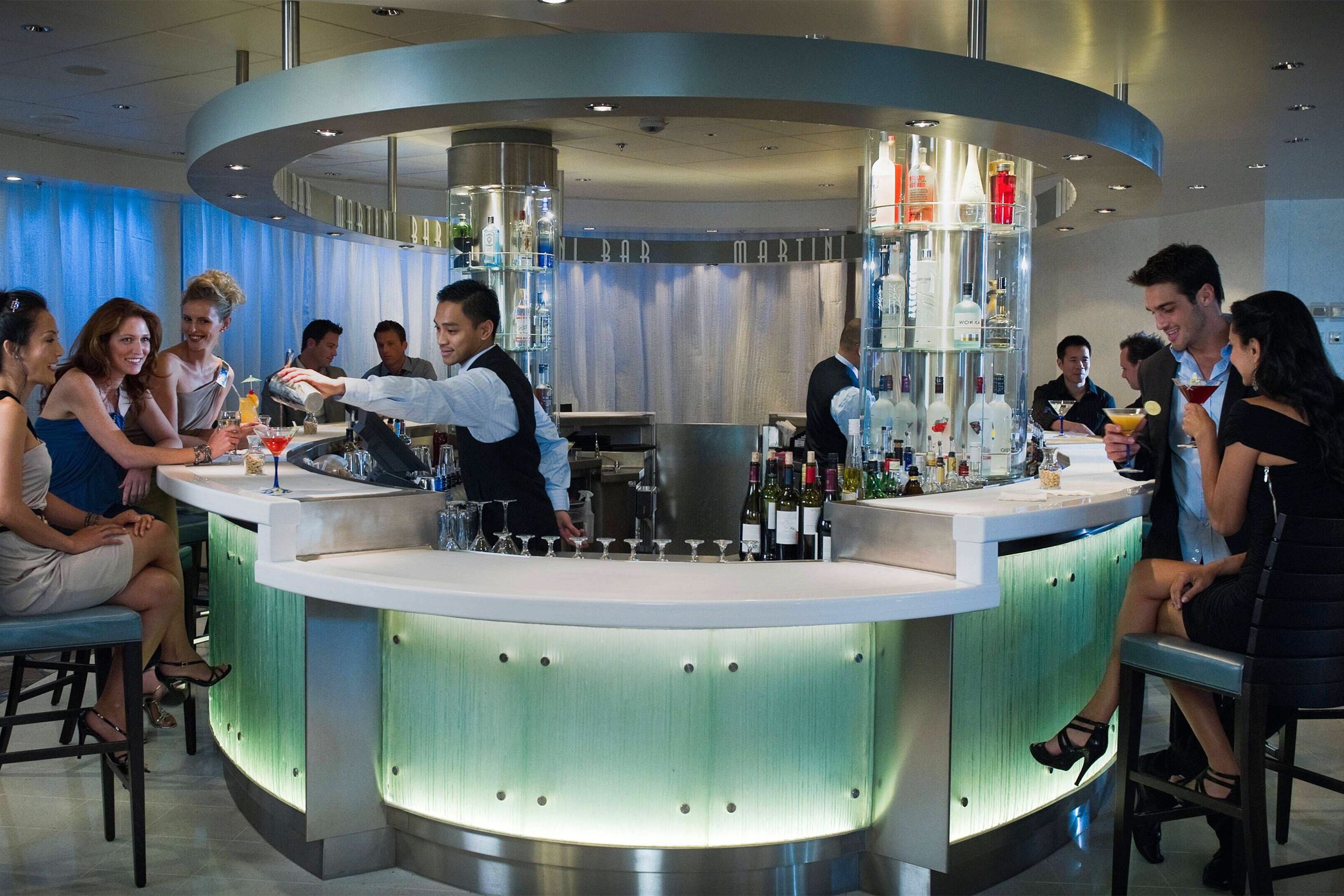 Celebrity martini bar