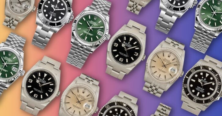 Collage of cheap Rolex watches