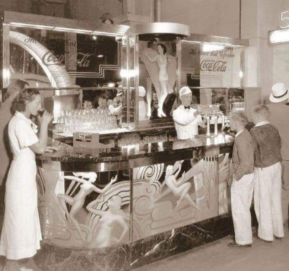 Coca Cola Soda Fountain 1930