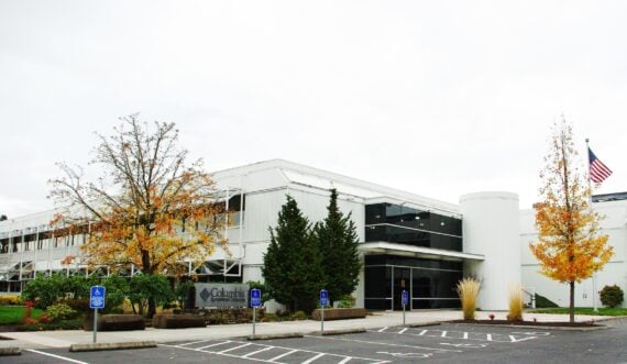 Columbia Sportswear's headquarters near Beaverton and Portland, Oregon.
