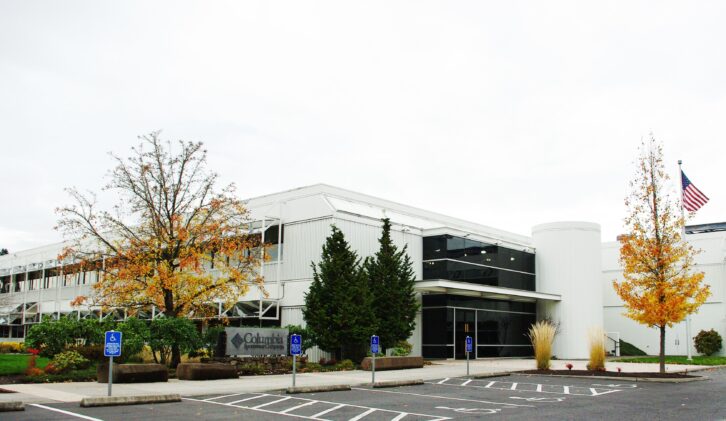 Columbia Sportswear's headquarters near Beaverton and Portland, Oregon.