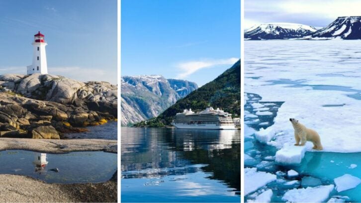 Cruises You Should Take This Summer to Avoid the Heat, including New England, the Northwest Passage, and Scandanavia