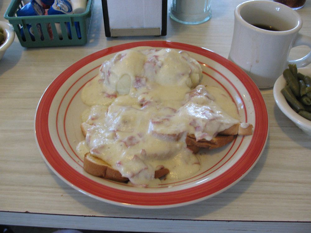 Creamed Chipped Beef On Toast