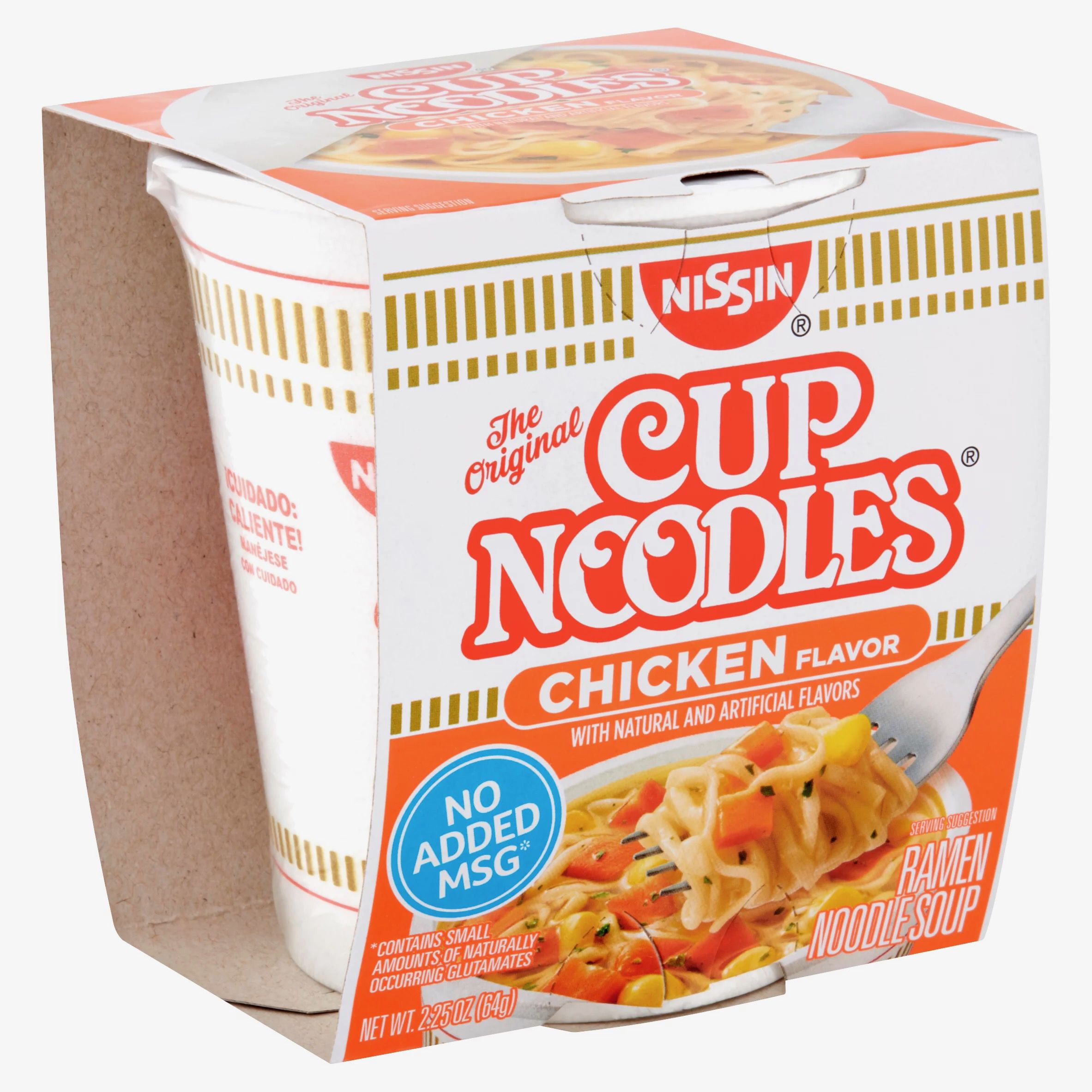 Nissin The Original Cup Noodles Chicken Flavor Ramen Noodle Soup, 2.25 oz