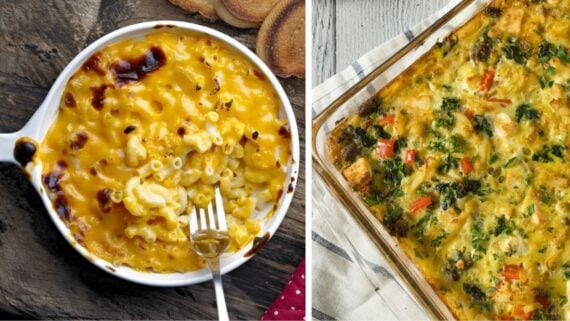two meatless dishes