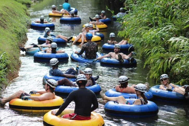 Kauai Backcountry Adventures tubing, Lihue Plantation Irrigation System, Hawaii