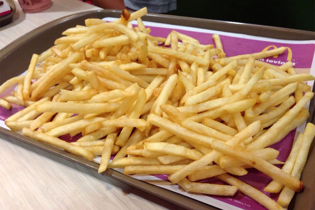 Tray of McDonald's Fries