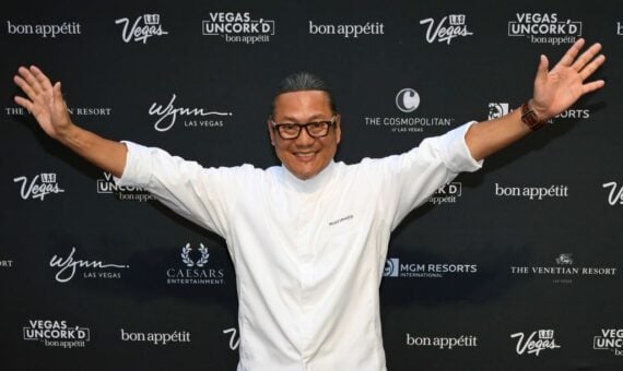 Chef Masaharu Morimoto attends the 13th annual Vegas Uncork'd by Bon Appetit Grand Tasting event