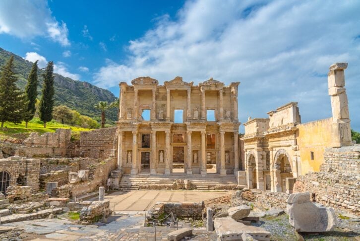 the Library of Celsus, Ephesus, Turkey