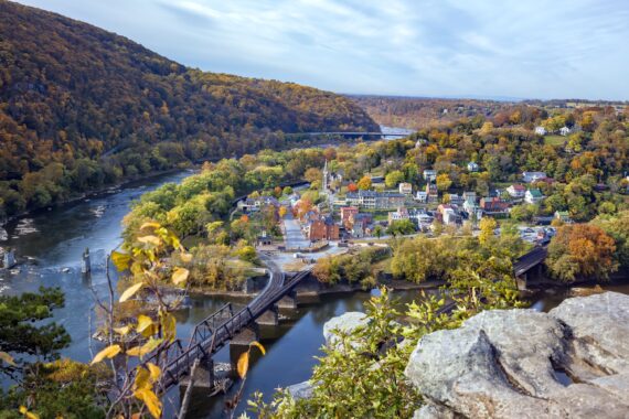 Dawn at Harpers Ferry, View From Maryland Heights