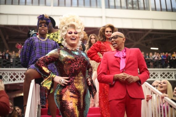 The Vivienne and RuPaul attend RuPaul's DragCon UK 2020 at Olympia London on January 18, 2020 in London, England