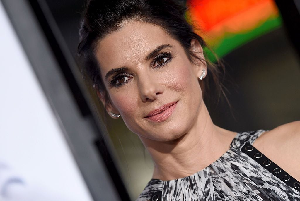 Actress Sandra Bullock arrives at the premiere of Warner Bros. Pictures' 'Our Brand Is Crisis' at TCL Chinese Theatre on October 26, 2015 in Hollywood, California.