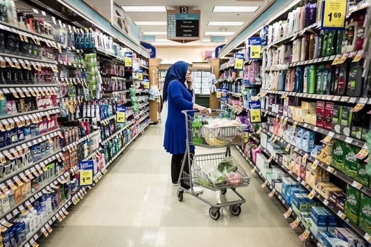 Shopper at Kroger