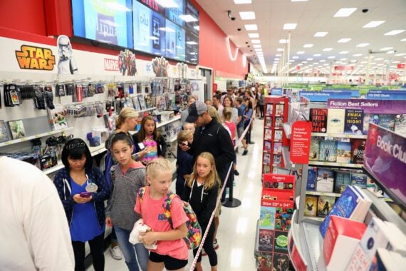 target back-to-school line