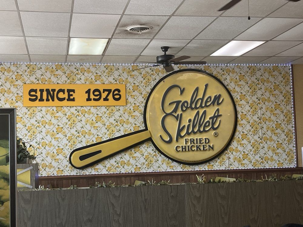 Golden Skillet Sign