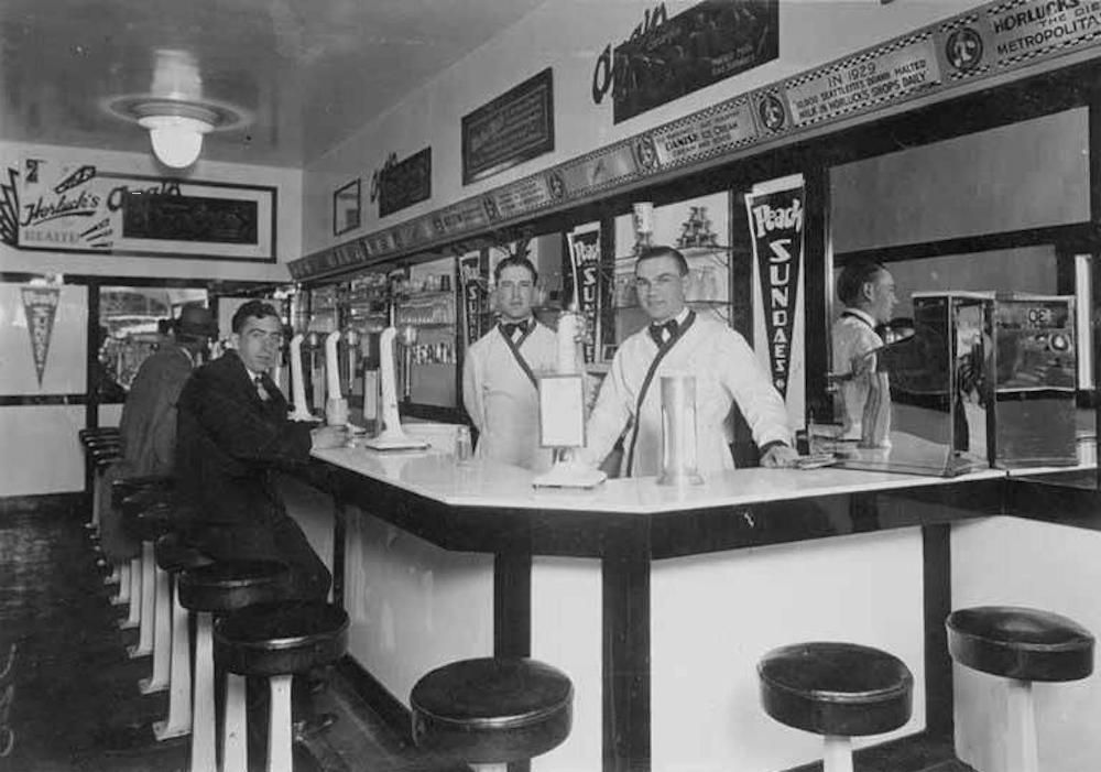 Horlucks Ice Cream Soda Fountain 1930