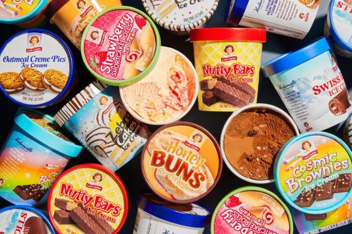 Hudsonville Ice Cream Little Debbie Pints