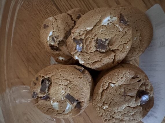 s'mores costco cookie from above