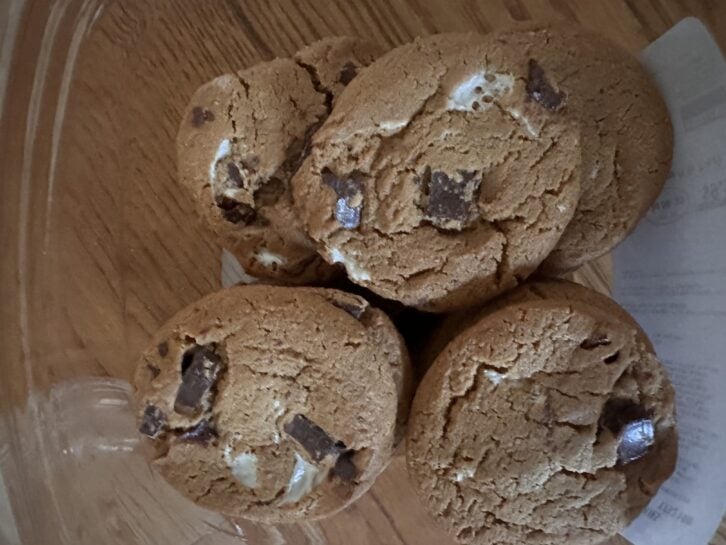 s'mores costco cookie from above