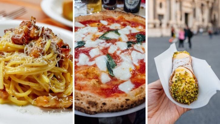 Essential Food to Eat in Italy: Carbonara, Margherita Pizza, and Cannoli