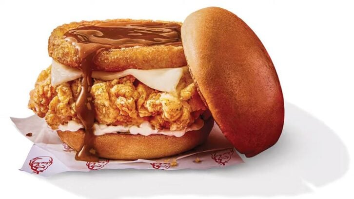 KFC canada gravy lover's sandwich