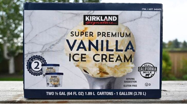 Kirkland Signature Vanilla Ice Cream