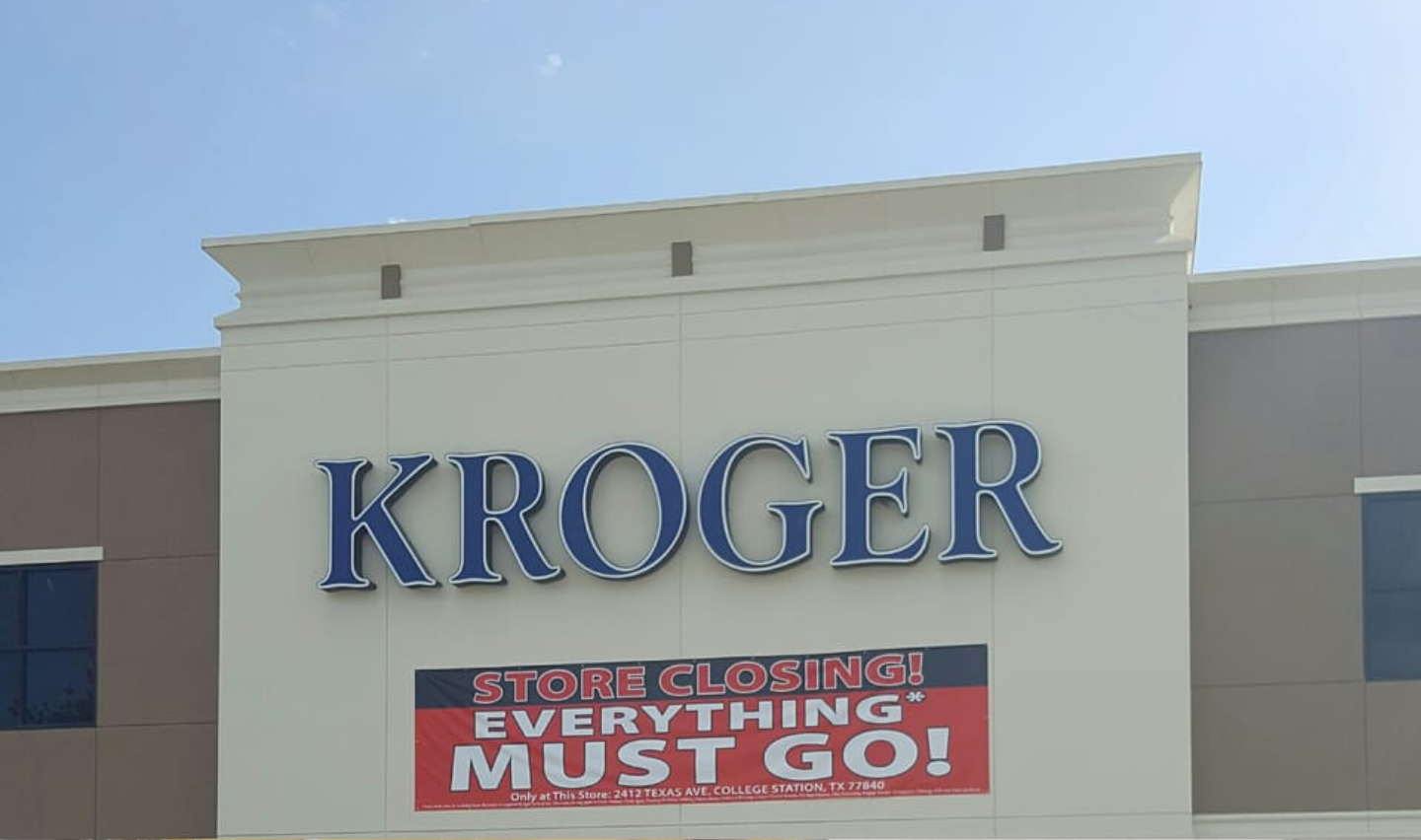 Kroger Closing
