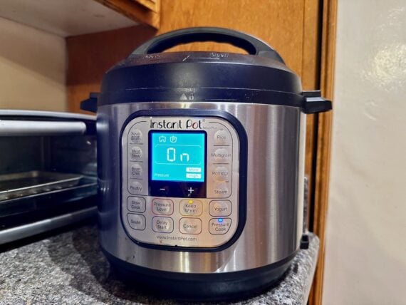 Photo of InstantPot on kitchen counter