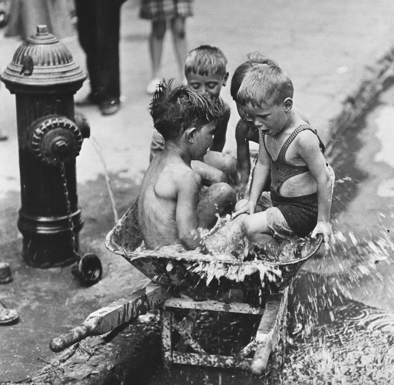 Little Boys In NYC 1939