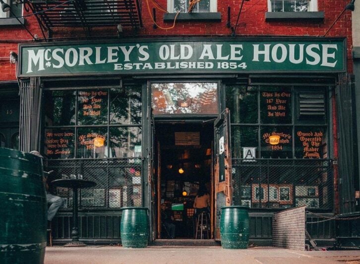 Exterior of McSorley’s Old Ale House